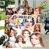 Lana Del Rey Coperta stampata sottile Morbida e confortevole Coperta per casa, viaggio, biancheria da letto regalo di compleanno