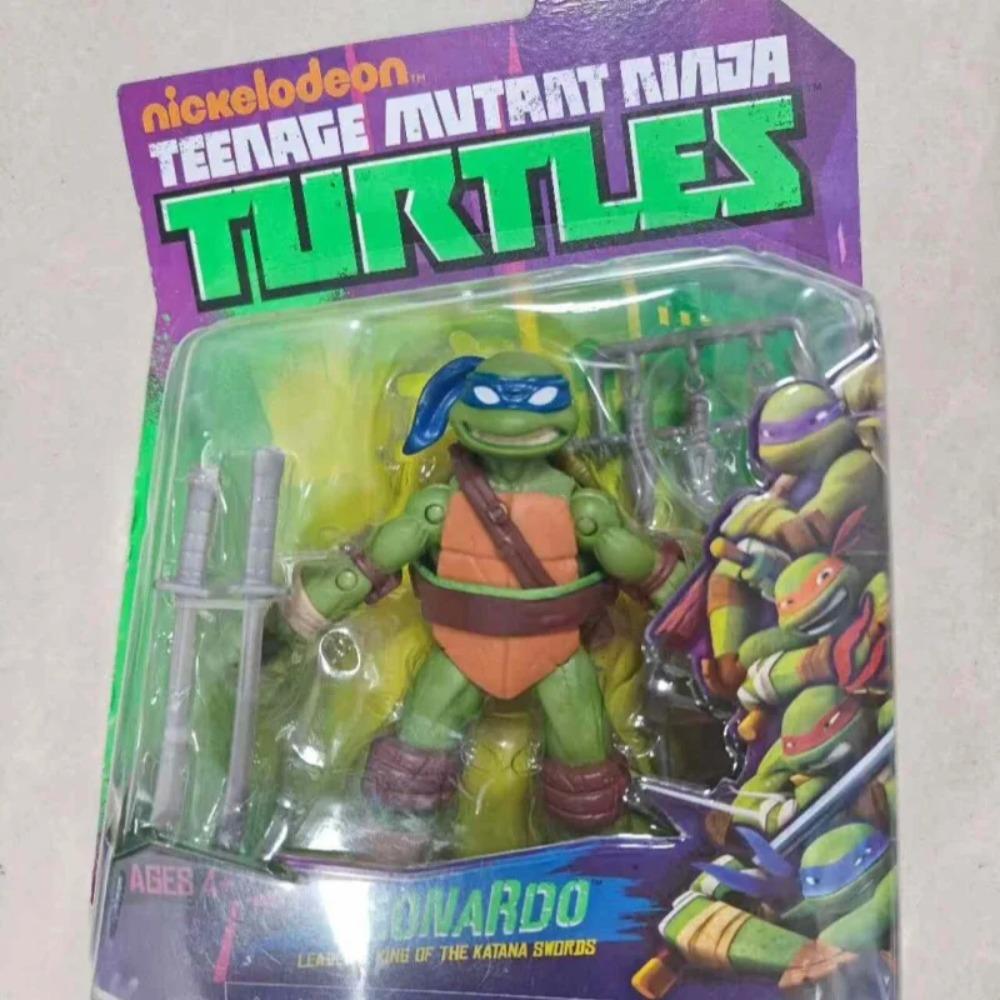 Original Playmates Teenage Mutant Ninja Turtles 2012 Movable Model Reissue Leonardo Raphael Michelangelo Donatello Action Figure