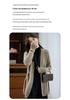 New Women's Versatile Pure Wool Cardigan - Loose, Long Sleeve, No Buttons, With Pockets, Trendy Outerwear Sweater Coat.