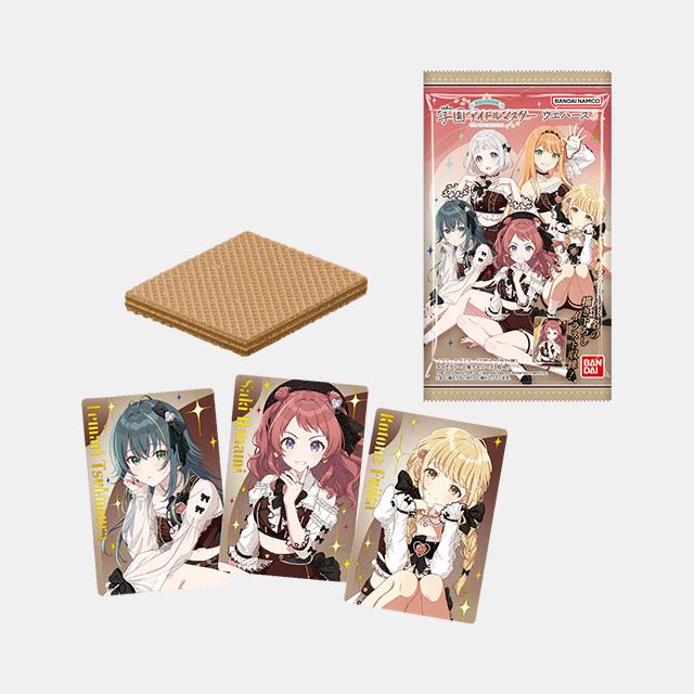 [Bandai] The Idolm@ster Школьная Вафля 3 Коллекционная Карточная Коробка (20 упаковок)