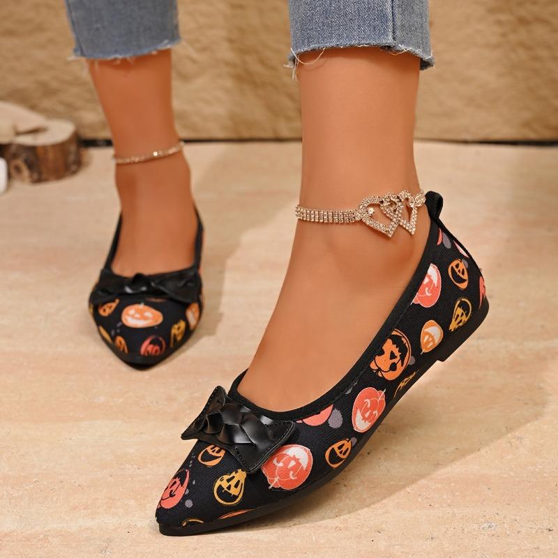 Spring New Flat Shoes Women's Pointed Head Shallow Mouth Soft Sole Anti-slip Wear-resistant Single Shoes