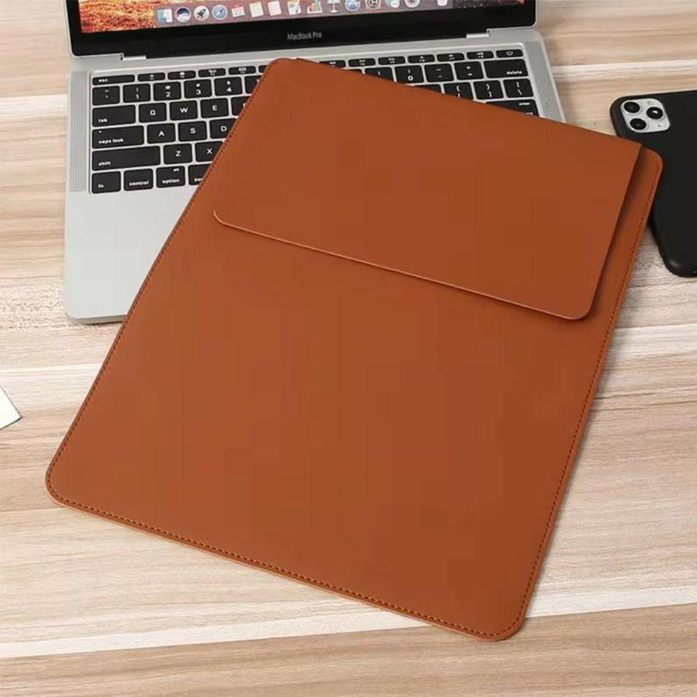 Colorful PU Leather+ Laptop Sleeve Case Ultra Thin Portable Tablet Bag Shockproof Ultrabook Cover Office