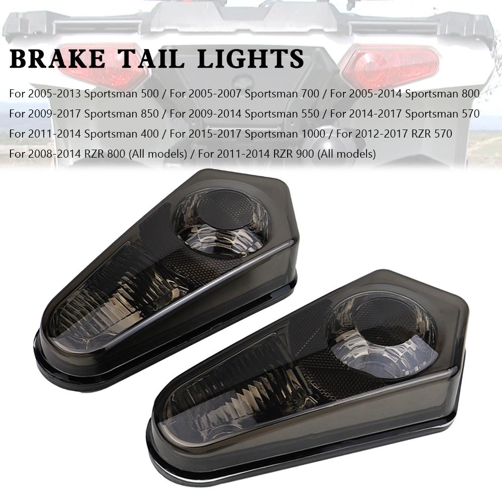 

LED ATV 2411153 Brake Tail Lights For Polaris Sportsman 500-800 2005-2017 Black