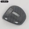 For BYD  Car Gear Head Shift Knob Handle Cover Trim Sticker Shift Head Cover Carbon Fibre