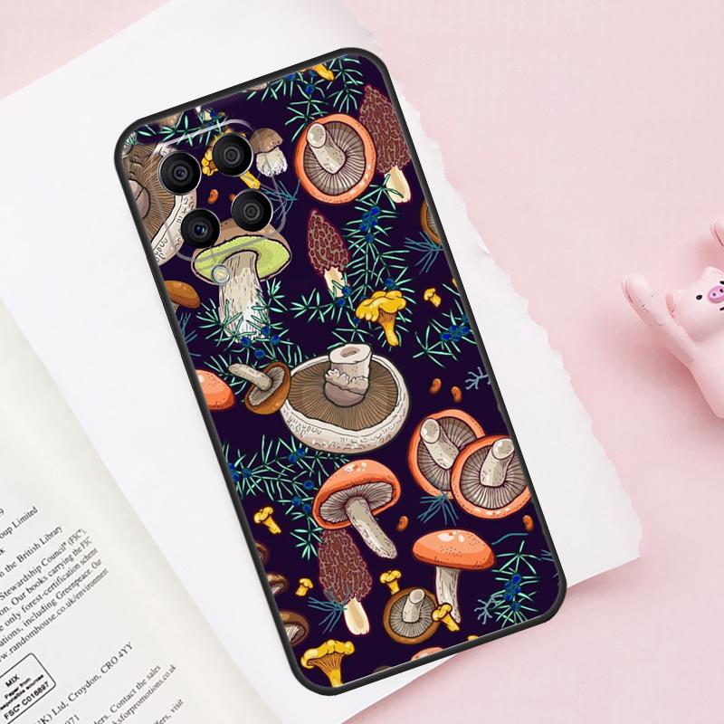 Wild Forest Mushroom Case For Samsung Galaxy M51 M55 M35 M15 M56 M36 M16 M06 M13 M33 M53 M12 M32 M52 M14 M34 M54