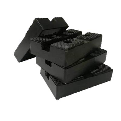 4Pcs Heavy Duty Rectangle Rubber Arm Pads Auto Car Lift Accessories 118mm X 80mm