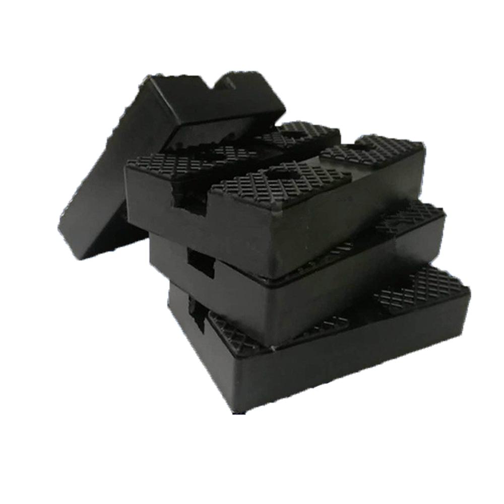 4Pcs Heavy Duty Rectangle 118*80mm Lift Pads Black Rubber Arm Pads For Car Lift