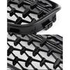 Car Tuning Front Gloss Black Kidney Diamond Grille for BMW X1 F48 2020 2021 2022 SUV sDrive18i sDrive20i xDrive20i