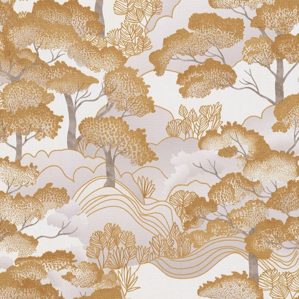 Elle Decoration Golden Grove Vinyl Strukturierte Tapete
