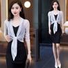 Shiny Mesh Shawl Transparent Short Coat Sunscreen Cropped Blouse  Winter/Autumn/Spring/Summer