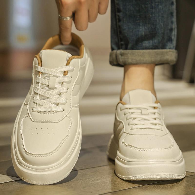 Men Casual Sneakers Shoes Anti-slip Low-top Outdoor Sports Shoes Men Lace-up Comfortable Soft Breathable Half-support Shoes Men