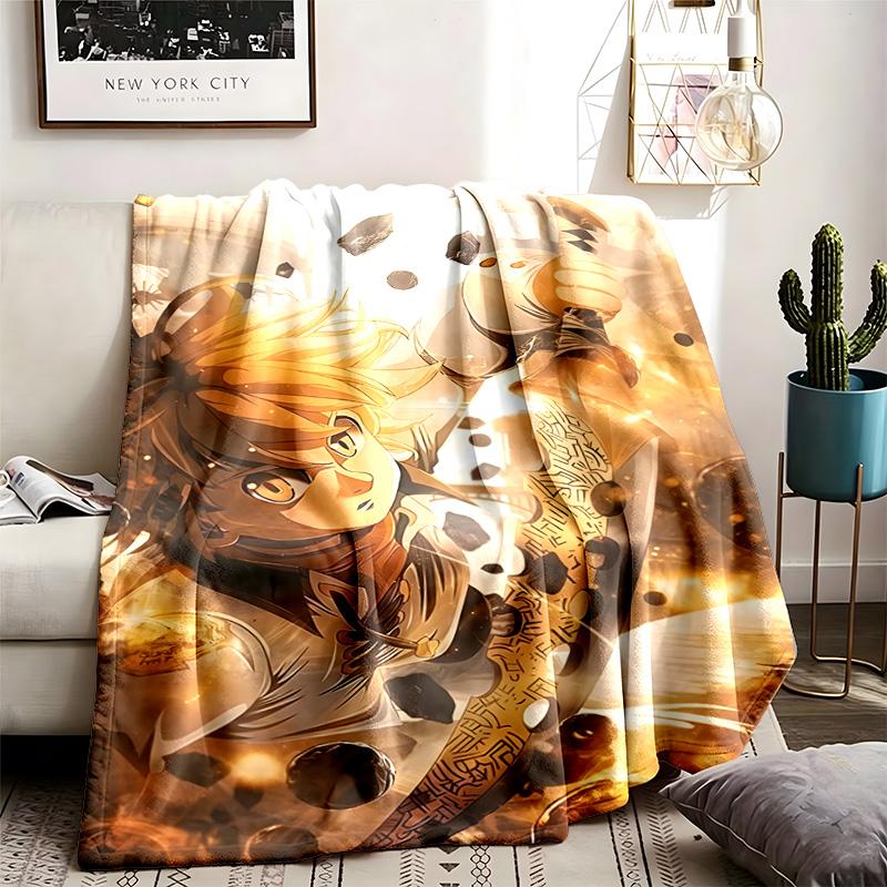 The Seven Deadly Sins Theme Blanket Suitable For The Sofa Camping And Travel Made Of Soft Flannel Material An Ideal Gift For Occasions Such As Birthda