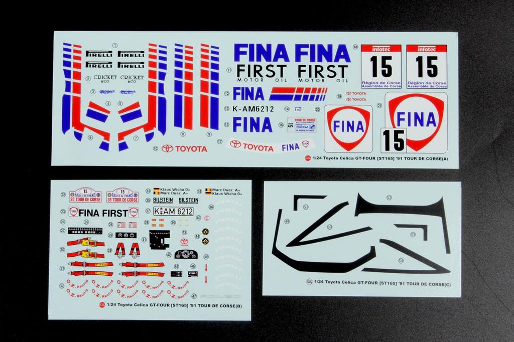 Scale Toyota Celica ST165 Rally 1991 Tour de Corse Plastic Model Kit PN24015 PLATZ/NUNU 1/24 GT-FOUR