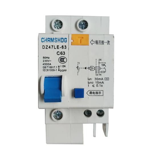 

DZ47LE-63-1P 10/16/20/32/40/63A Автоматичний вимикач Побутовий захист від витоку 63A