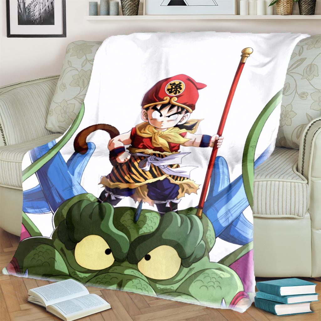 Dragon Ball! Blanket Soft Warm Flannel Print for Bedrooms, Sofas, Beds, Chairs, Picnics, Travel