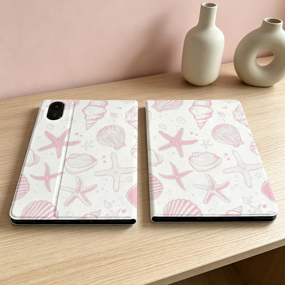 Rosa Seestern Schildkröte Muster Weich Für Xiaomi Redmi Mi Pad 8 7 6 5 4 2 SE K Pro Max Ultra Poco Pad Zoll Tablet Hülle