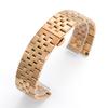 Edelstahl Fünf-Perlen-Uhrenarmband 20mm 22mm Solide Faltschließe Universelles Taucherarmband Herren Damen Uhrenzubehör