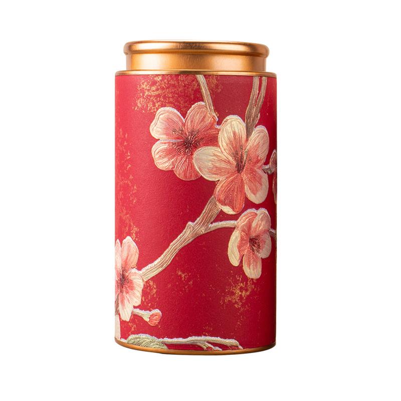 Exquisite Floral Tea Canister for Black, Green, Longjing Teas - Creative, Portable, and Sealed.