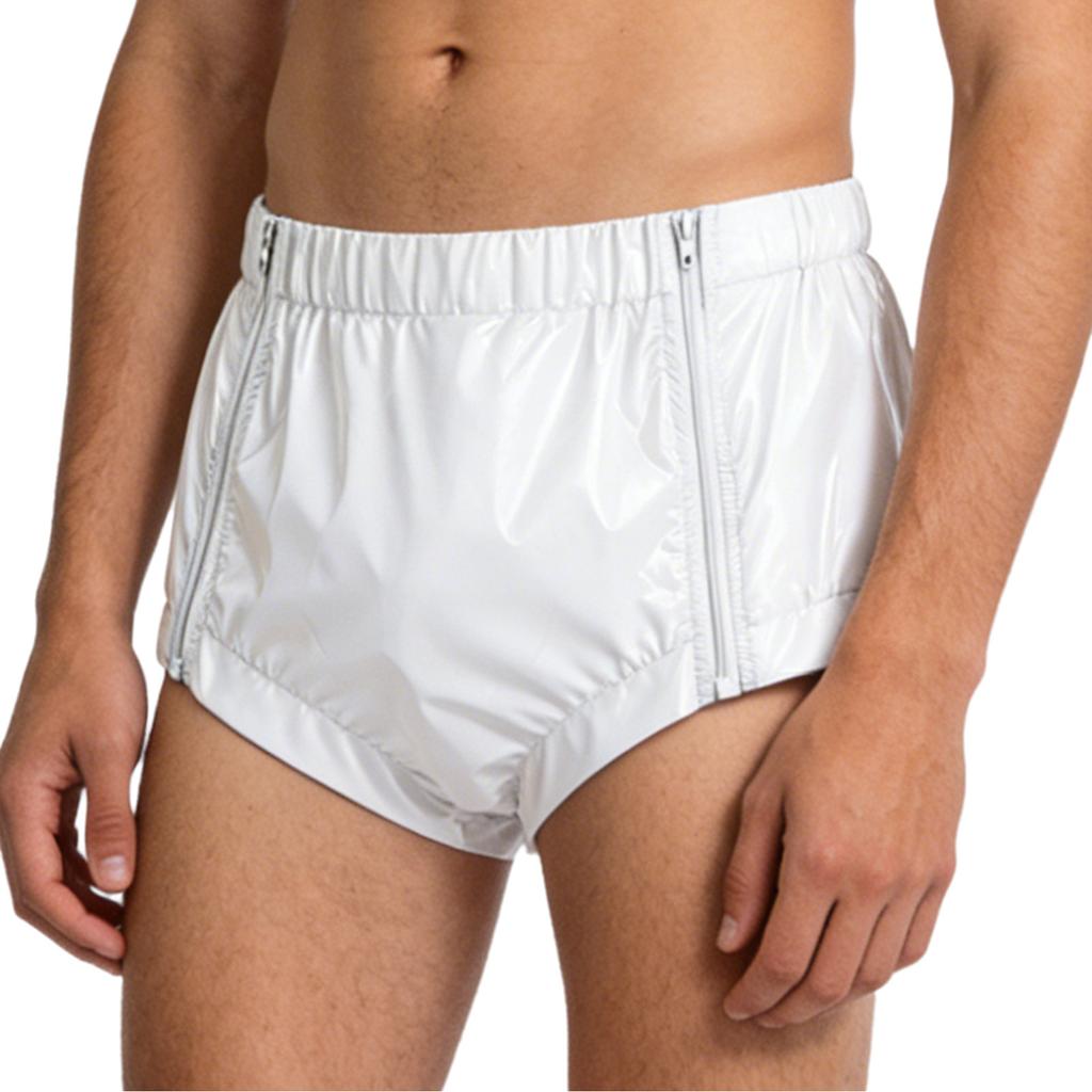 S-3XL Reusable Waterproof Diaper Cover: Both Side Zipper Tear-away Briefs for Elderly Caring Nursing & Special Needs Adults