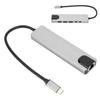 TypeC 6 in 1 Hub MultiFunctional Expansion Dock TypeC to UHd TYPEc HDTvSsrj45