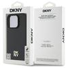 Dkny Dkhmp16Lpshrpsk Iphone 16 Pro 6.3  Hardcase Czarny/Black Repeat Pattern Stack Logo Magsafe