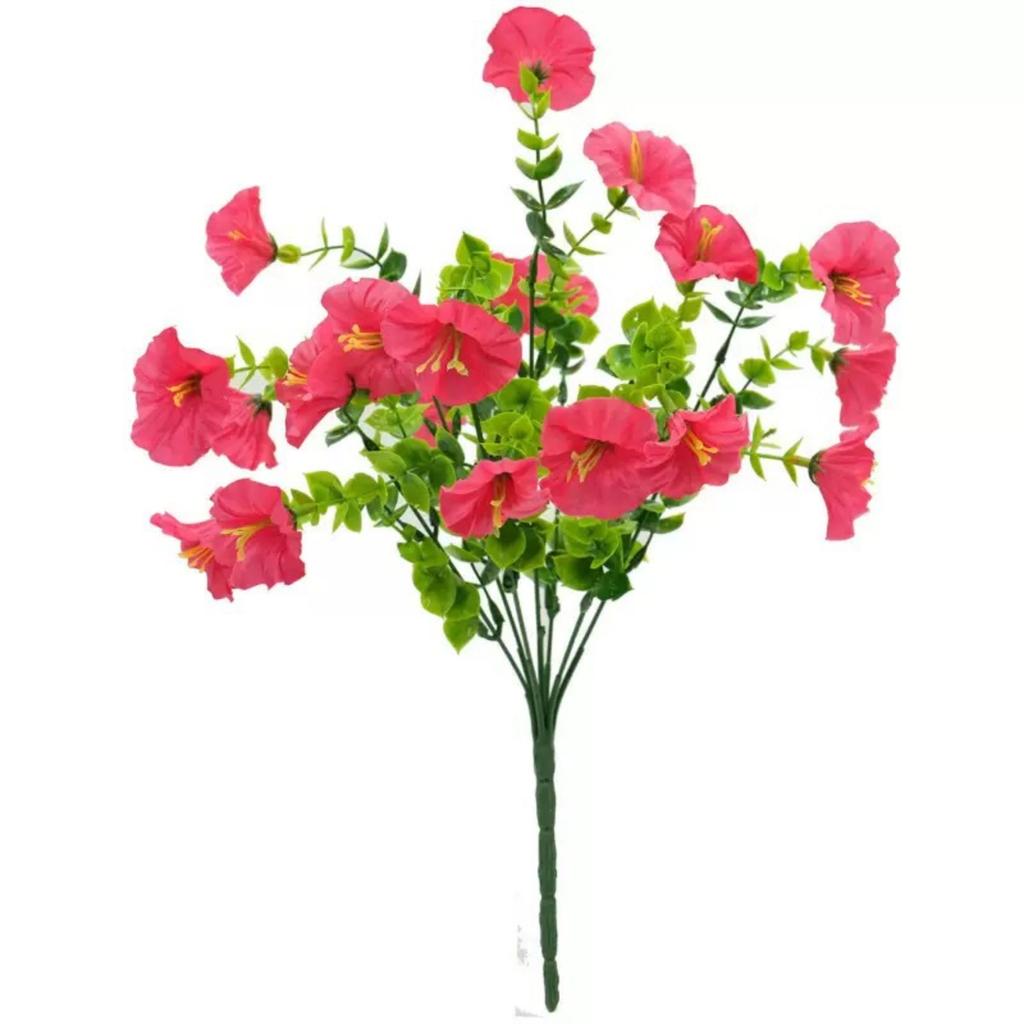 7-Head 3-Mesh Artificial Flowers/Plastic Plants, Suitable For Outdoor Decoration, Weddings, Family Gardens, Terraces, And Porch Decoration.
