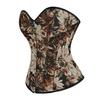 JYL TS coffee colored petal painted palace corset, beauty body support, chest shaping clothing
