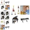 Brickpals Music Series Compatible Piano And Guitar Set For Kids