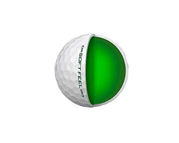Srixon Soft Feel 2020 Golf Vivid Matte SRIXON GOLF BALL SOFT USA White Balls, Colors, Finish, FEEL, Import,