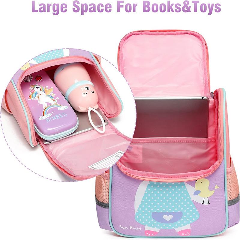 Cartoon Animal Print Kindergarten Schoolbag for Toddler Kids Cute Baby Backpack