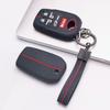 Premium Honeycomb Silikon Smart Nyckelring Nyckelknippa Passar Toyota Sienna Highlander Venza Grand Highlander Reptåligt Skydd Stötsäkert