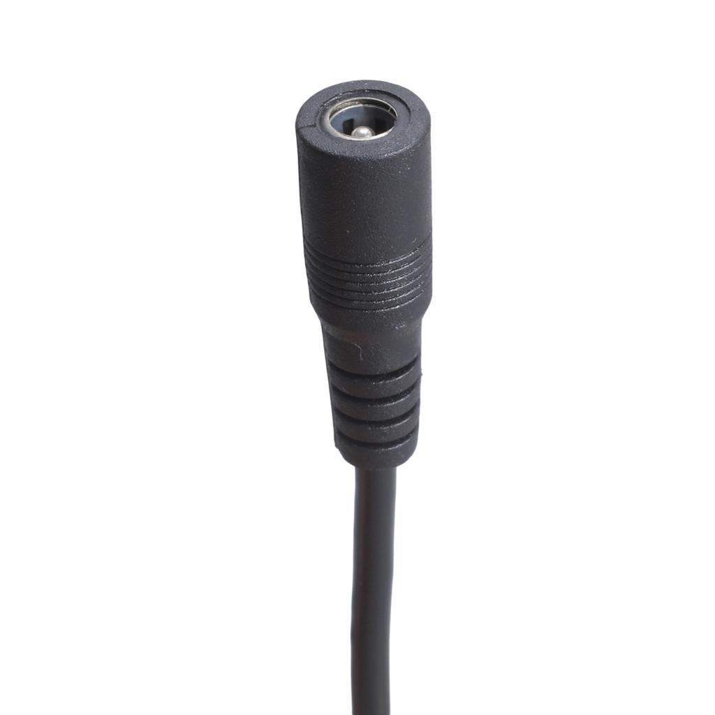 5.5x2.1mm DC5521 Y Splitter Power Cable Female to Double Male Extension with Switcher for LED and CCTV 37CM