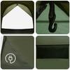 Camping Tent with Rainfly Waterproof Dome Olive Green