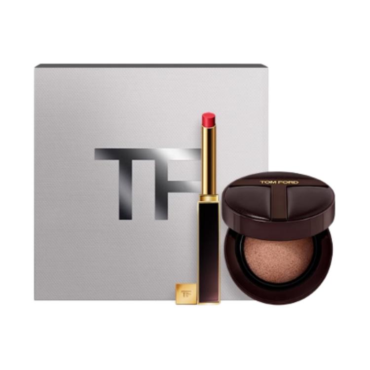 Tom Ford Schlankes Lippenfarbe Glanz Und Architektur Weiche Matte Verblendende Kissen Foundation Make-up Set