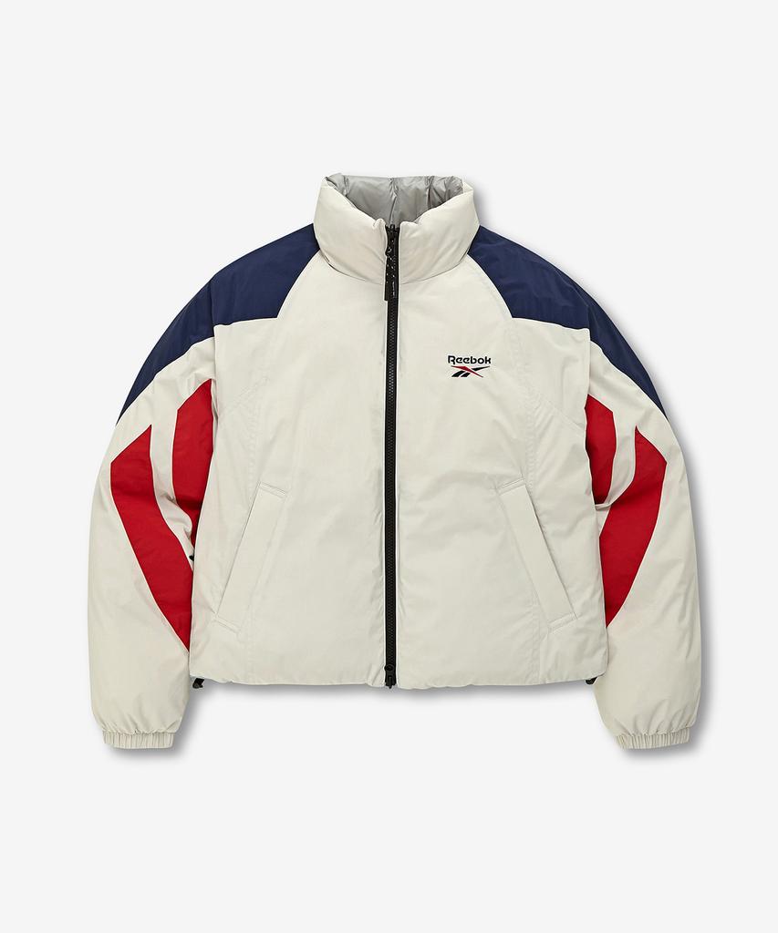 Reebok Vector Reversible Crop Down Jacket (W) - Beige