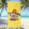 Cartoon Flying Little Policewoman Microfiber Beach Towel Quick-Drying Water-Absorbing Children'S Swimming Bath Towel Travel Portable Large Ruler