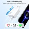 EU Plug Fast Charger For Xiaomi 13 14 Ultra 15 15T 17 Pro Redmi Note 13 14 15 Pro Plus POCO F6 F7 F8 X6 X7 X8 Pro Type C USB Charging Cable