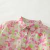 Herbst Neue Große Größen Damen Baumwolle Langarm Freizeit Locker Bluse Floral Print Oberteile Hemden T-Shirts