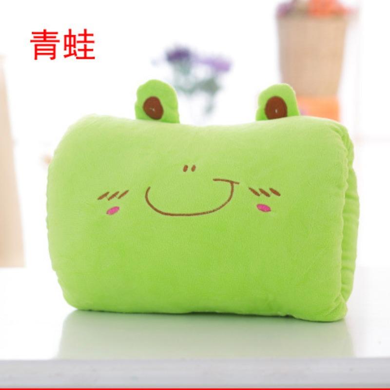 Cute Cartoon Hand Warmer Pillow Soft Stuffed Animal Creative Gift for Kids Nap Cushion Hand Warmer  Travel Neck Pillow