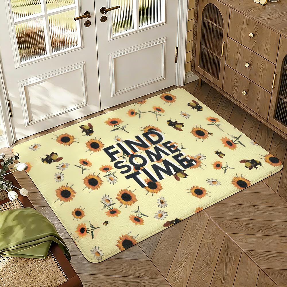 The Cool T-tyler Creator Floor Mat Soft Thickened Absorbent Non-Slip Bedroom Living Room Door Mat Home Decor Flannel Rugs