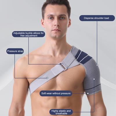 Verstellbare Schulterstützhülse Zur Linderung der Rotatorenmanschette Links Rechts Stabilisator Kompression Schultersteifigkeit Bandage