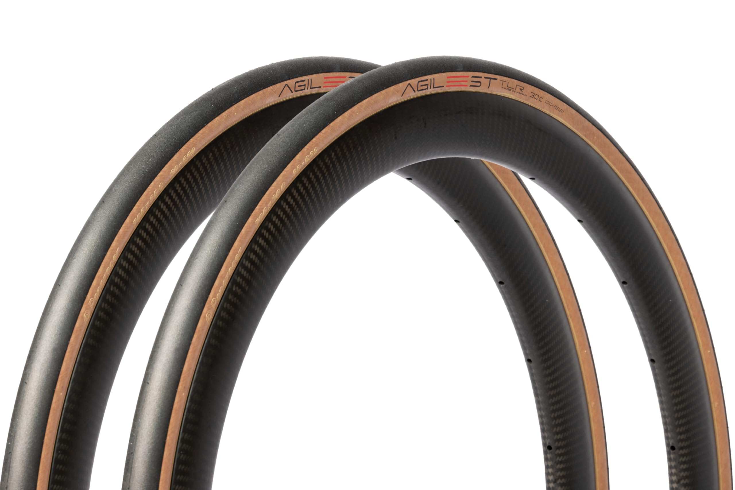 

Panaracer Agilist TLR 700x30C Tubeless Ready Tires of Black/Amber (Set 2) F730TR-AG-AX-2P