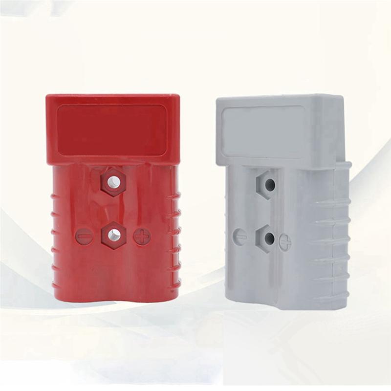 AD23-10PCS Anderson Style Plug Connector 120A With Anderson Handle Forklift Battery Charging Quick Connectors Kit Easy To Use Gr