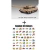 1:36 Leopard 2 Main Battle Tank Model Toy Music Light Spray Catapult Off-road Tanks Models Military Desktop Ornaments for Child