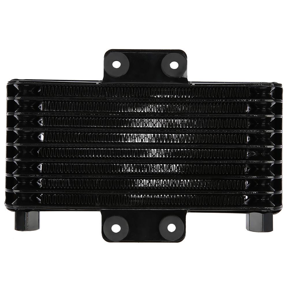 Upgrade 125ml Motorcycle Engine Oil Cooler Cooling   for 125 -250  Aluminum Black
