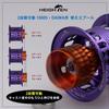 HEIGHTEN Reel Spool 2-Step Adjustable - Daiwa Bait Reel Replacement Spool with Bearings - Steez/Zillion/Ryoga/Morethan/Silver Wolf (Purple)