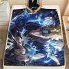 Naruto Uzumaki Unique Design Printed Blanket, Cozy Flannel Blanket Adapt to Bedroom, Picnic, Sofa and Outdoor Trip.-TING