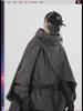 Men's Embroidered Functional Sweatshirt Cape - Spring/Autumn Loose Fit