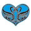Love Swan Strange Smiley Design Style Metal Cutting Dies DIY Scrapbooking Embossing Stencil Paper Craft Album Template