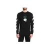 Off-White Ss20 Dripping Arrows Logo Long Sleeve T-Shirt Men Tops Black OMAB001R201850051001